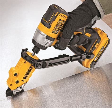 dewalt sheet metal nibbler drill attachment|metal shears attachment impact ready.